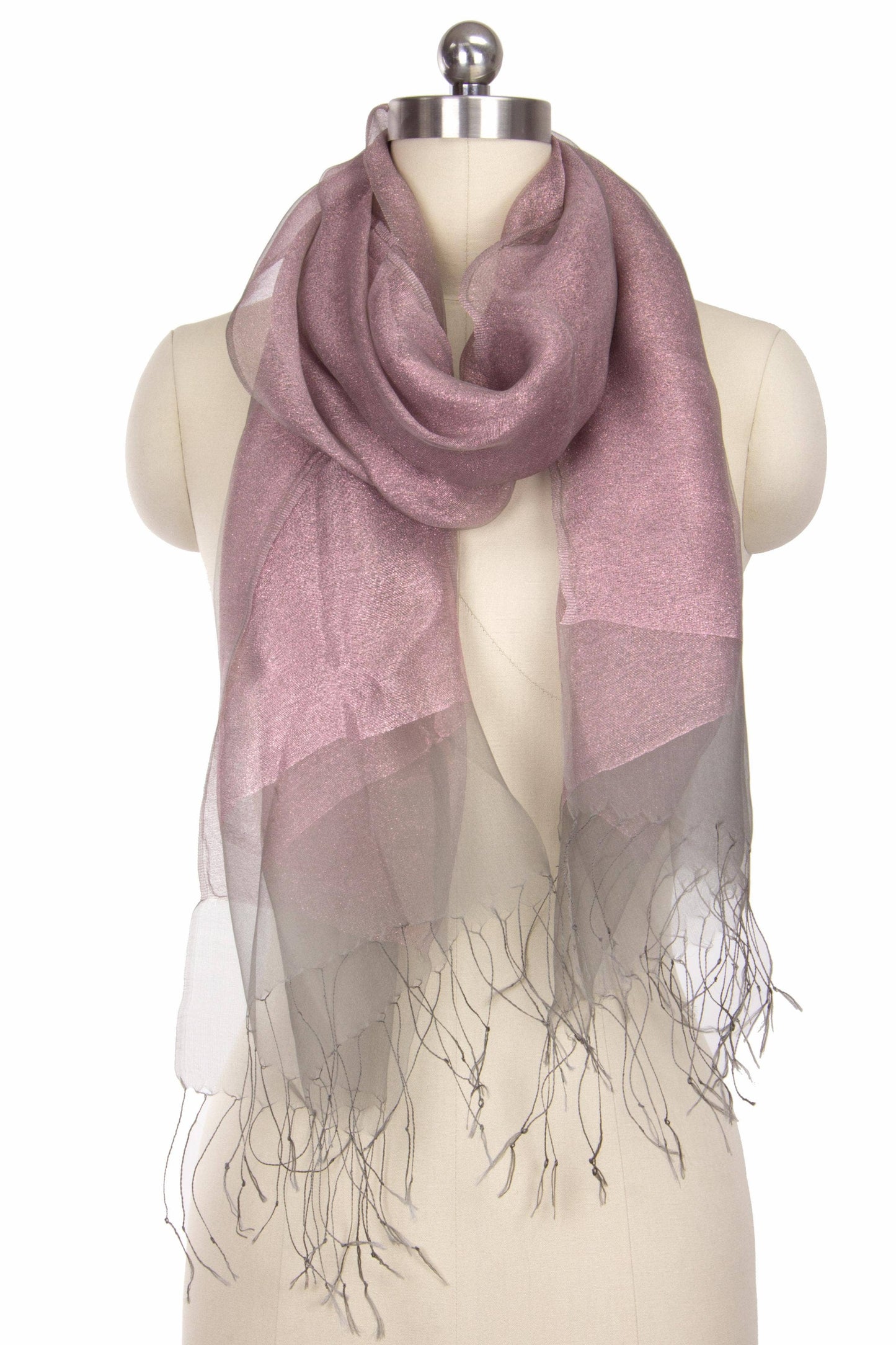 SAACHI - Glitz Silk Scarf: Gold