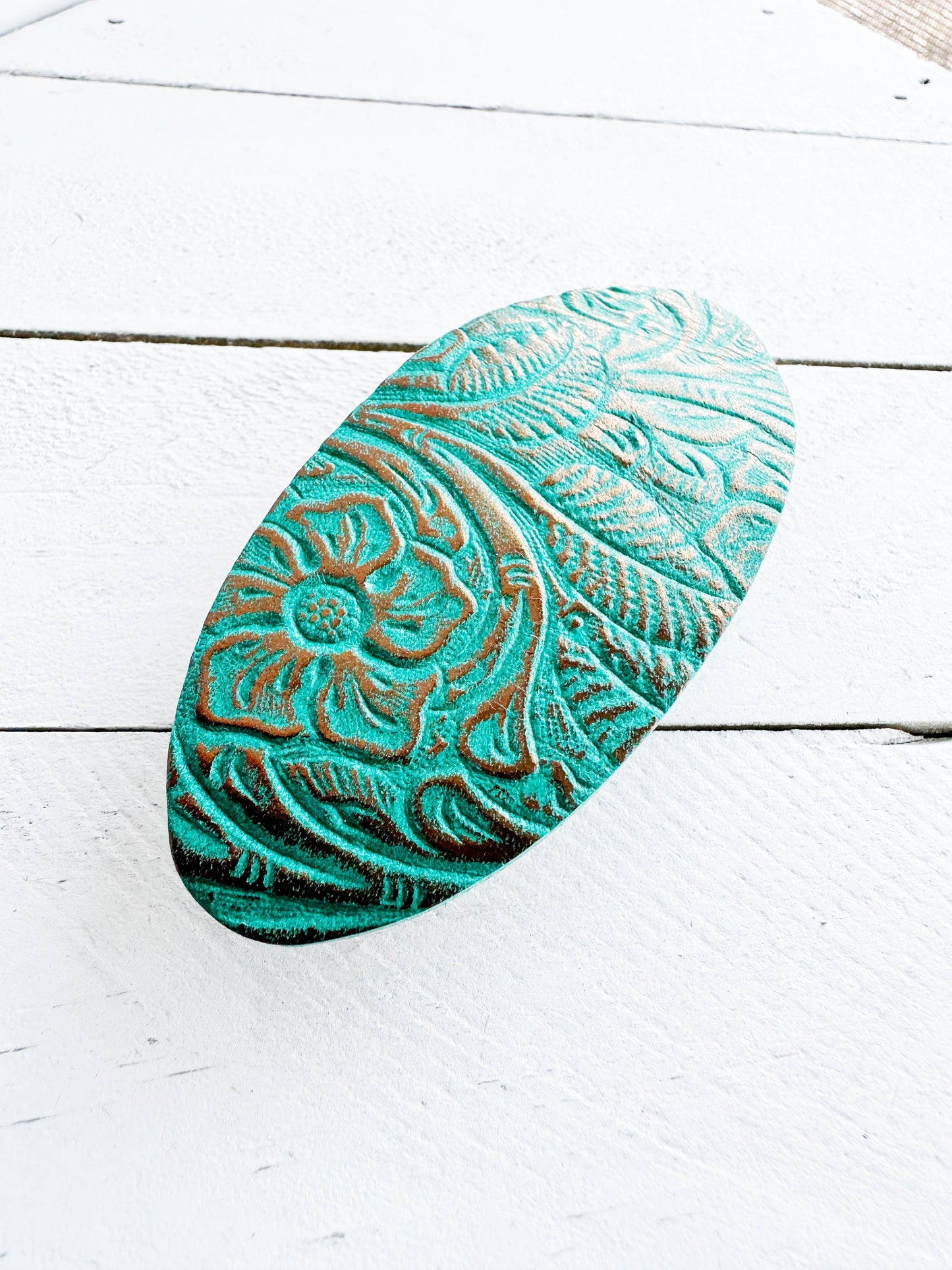 KardiKlips - Leather Cinch Clip for Clothing, Unique Boho Women's Gifts