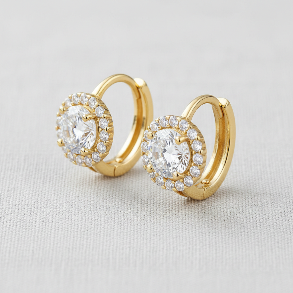 camilla dovey - Sparkling Zirconia Ear Cuff Earrings