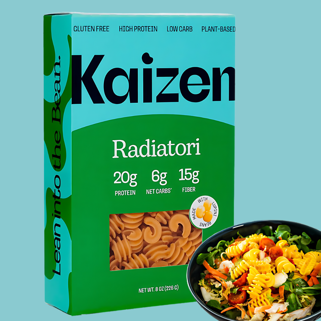Kaizen Food Company - Radiatori 6g Net Carb High Protein Pasta - Low Carb, Keto