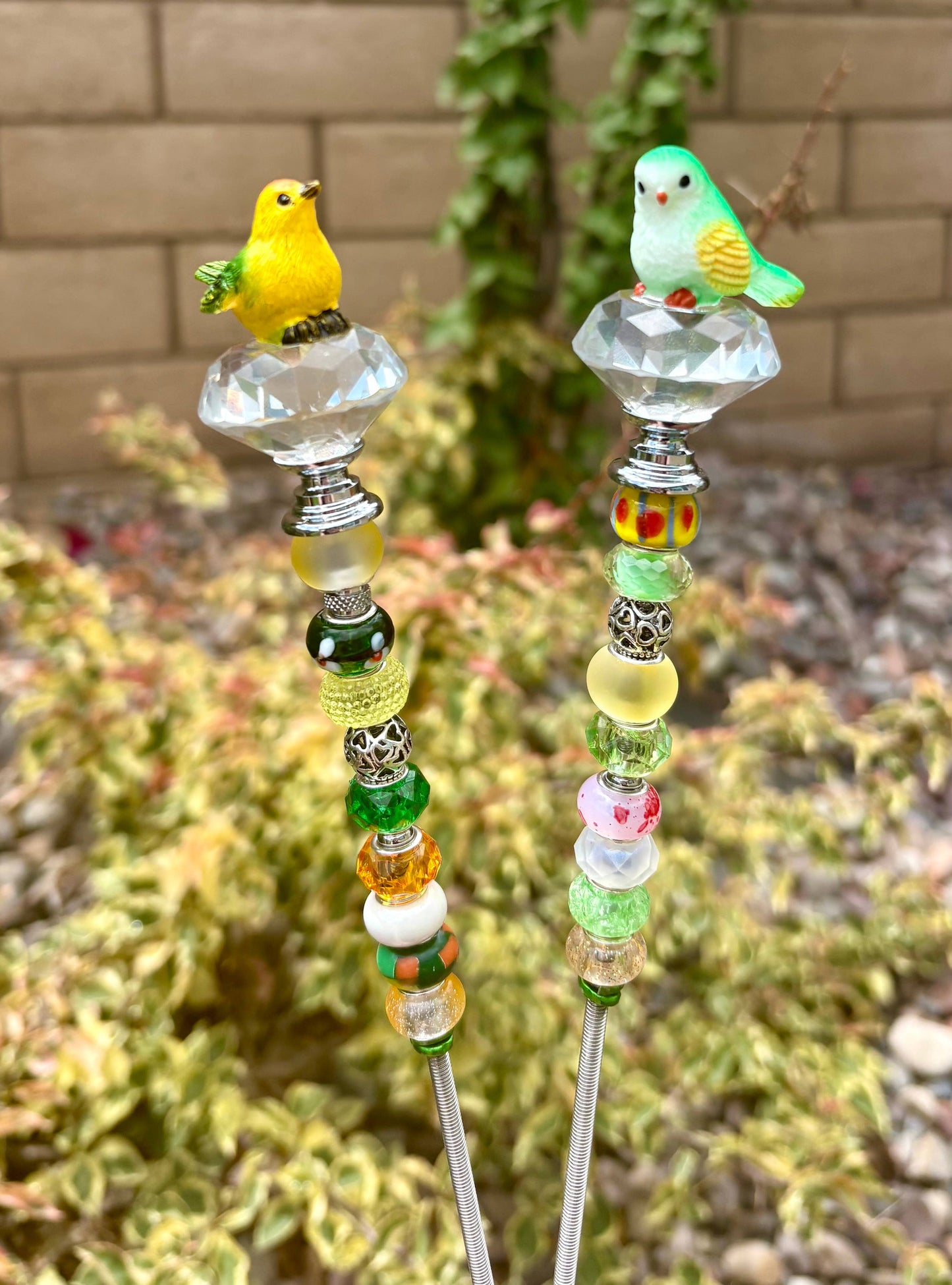 Sea of Bliss Shop - Small Bird Garden and Plant Stakes