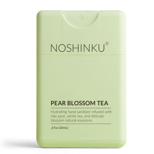 Noshinku - Refillable Pear Blossom Tea Hydrating Pocket Hand Sanitizer: Default Title