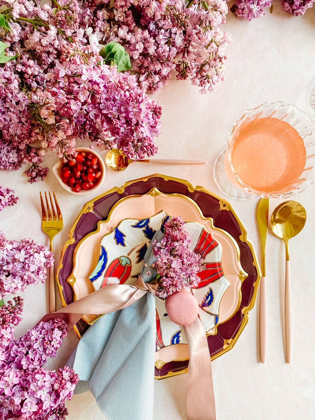 Eid Creations - 8 Blush Lunch Plates