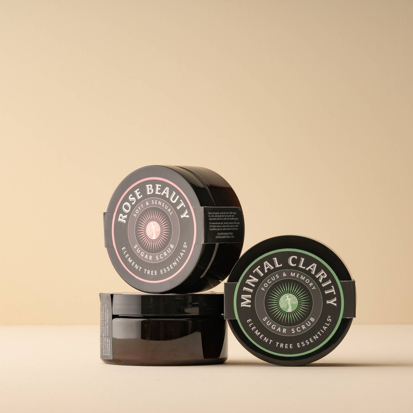 Element Tree Essentials - Sugar Scrub: Mintal Clarity / 8oz