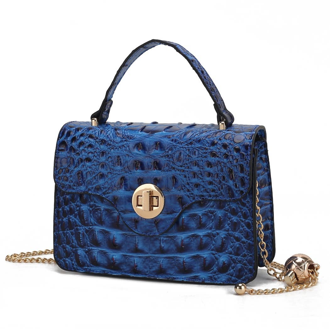 MKF Collection - MKF Mae Women's Mini Crossbody Stylish Vegan Leather Bag.: Fuchsia