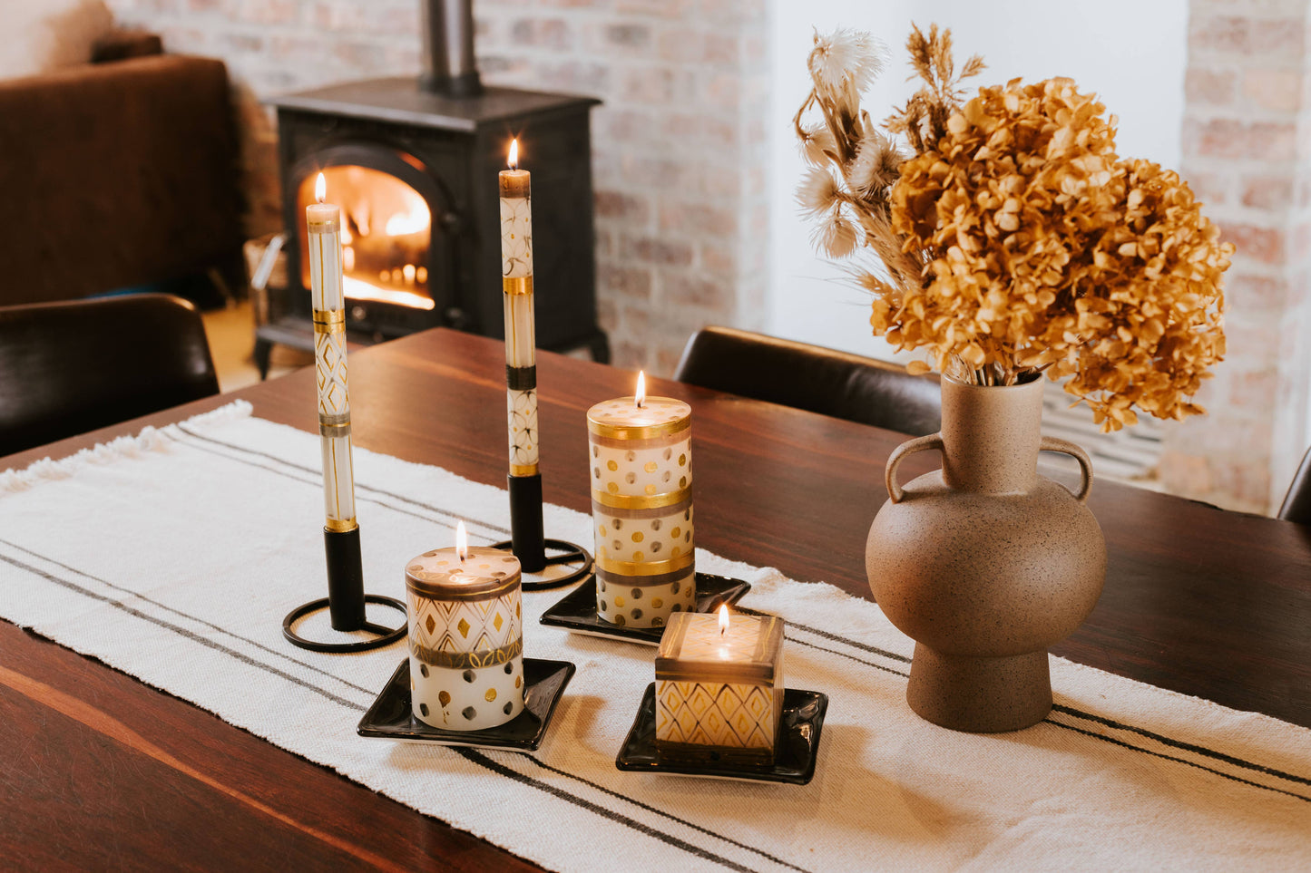 Thumbprint Artifacts - Celebration Candle: Pillar 3” x 6” (75 hour burn time)