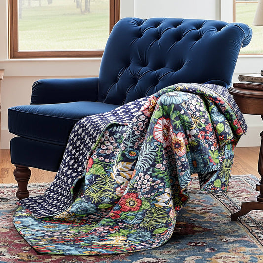 Levtex Home - Night Garden Quilted Throw