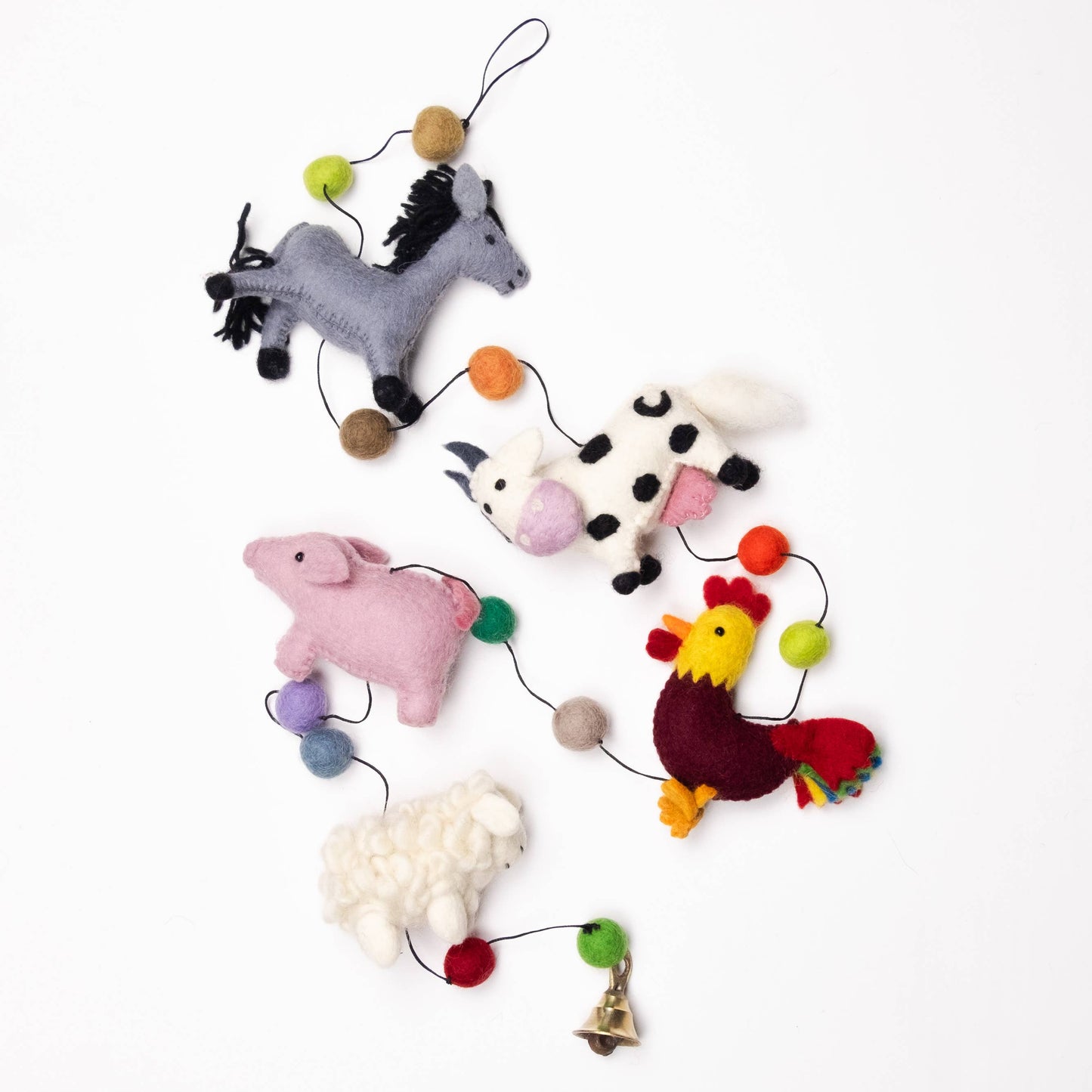 The Winding Road - Garland - Farm Animals - Wall Decor