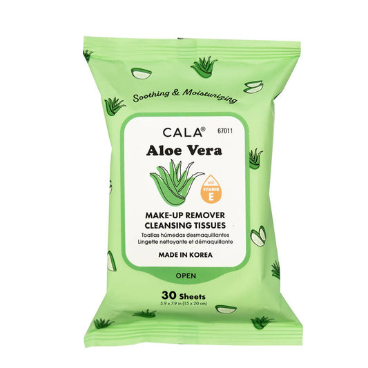 Best Beauty Group - Cala Makeup Remover Wipes Tissue Cleanser: Aloe Vera