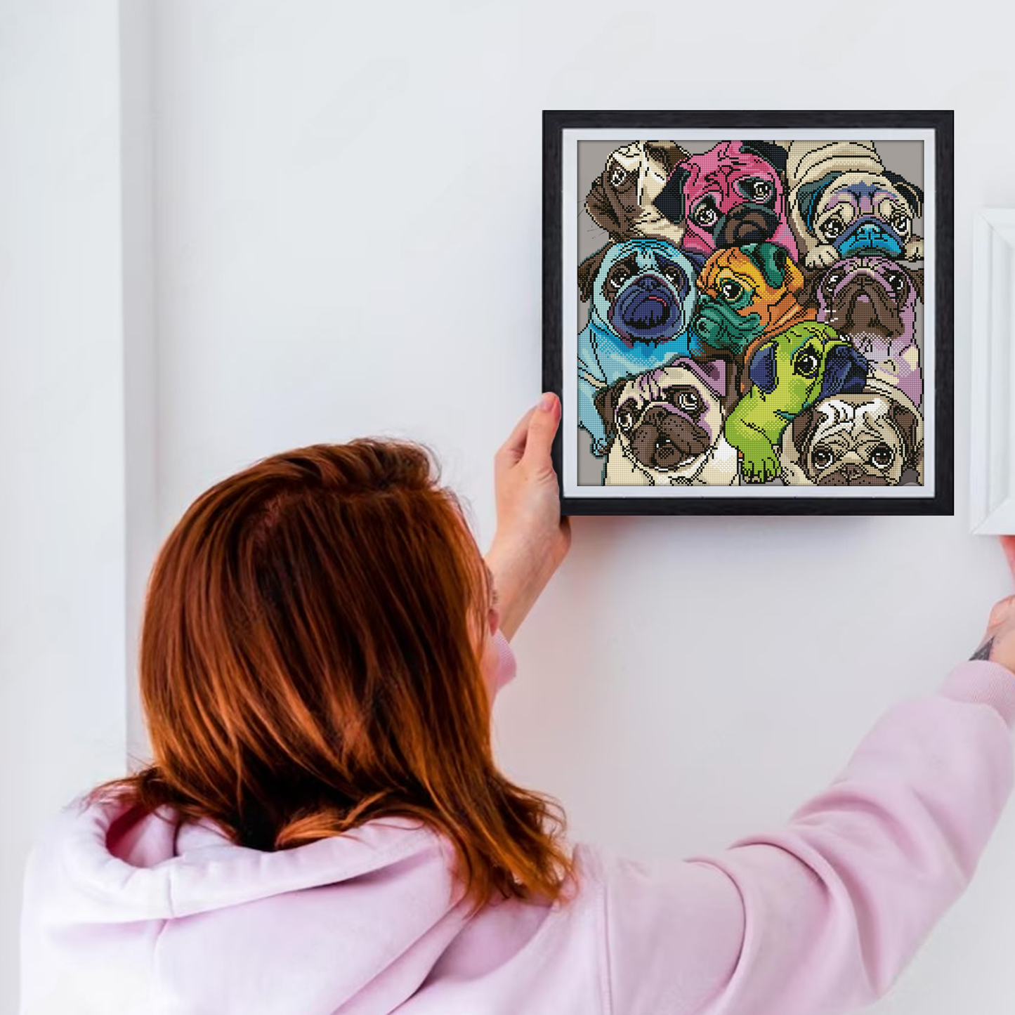 DIAMOND DOTZ® - Diamond Dotz World of Pugs - 20.3" x 20.3"