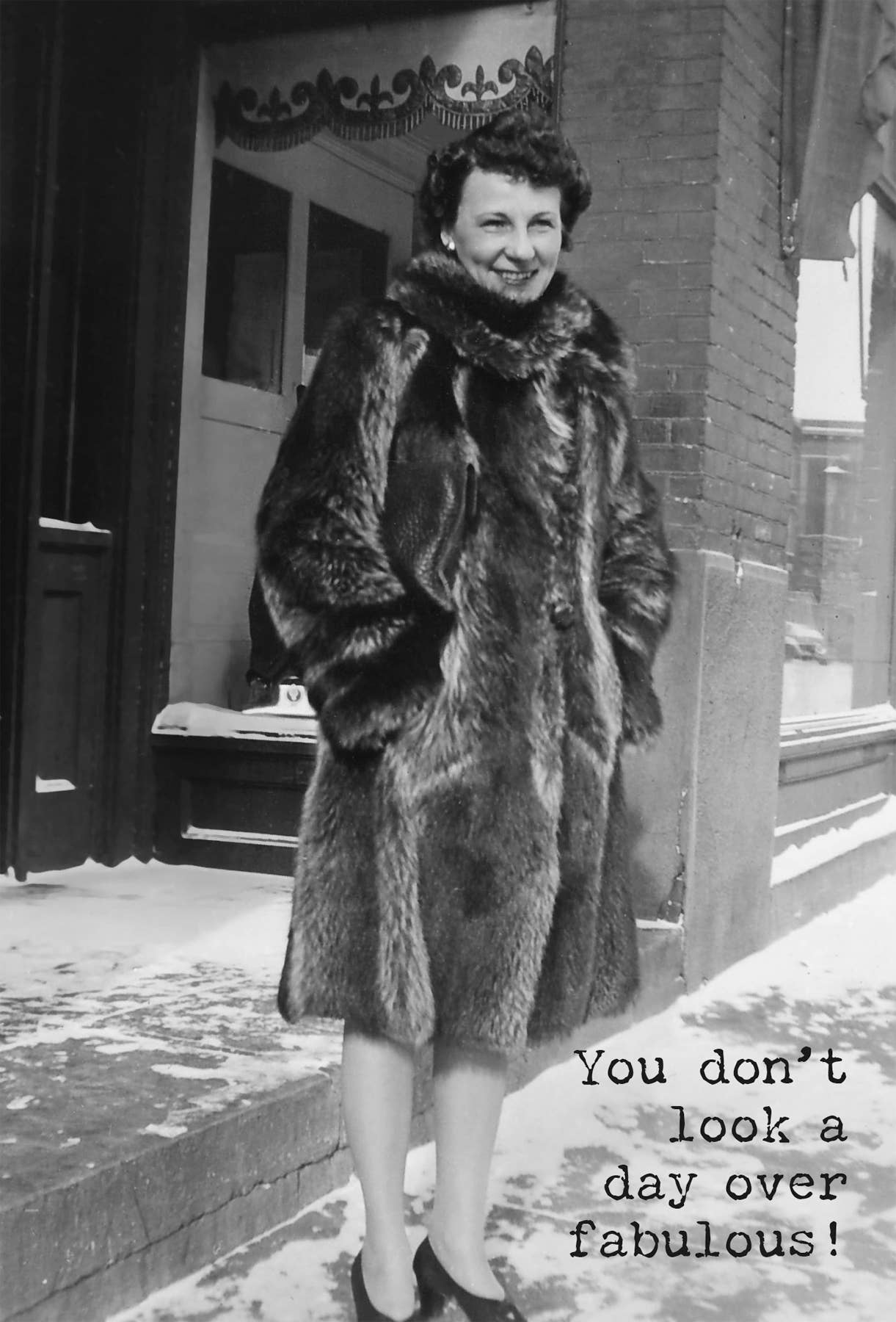 Primitives by Kathy - You Don't Look Greeting Card