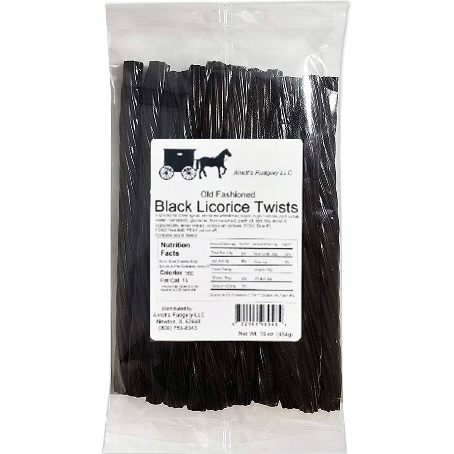 Arndt's Fudgery LLC - Licorice Twists 16 oz. Bag: Old Fashioned Red