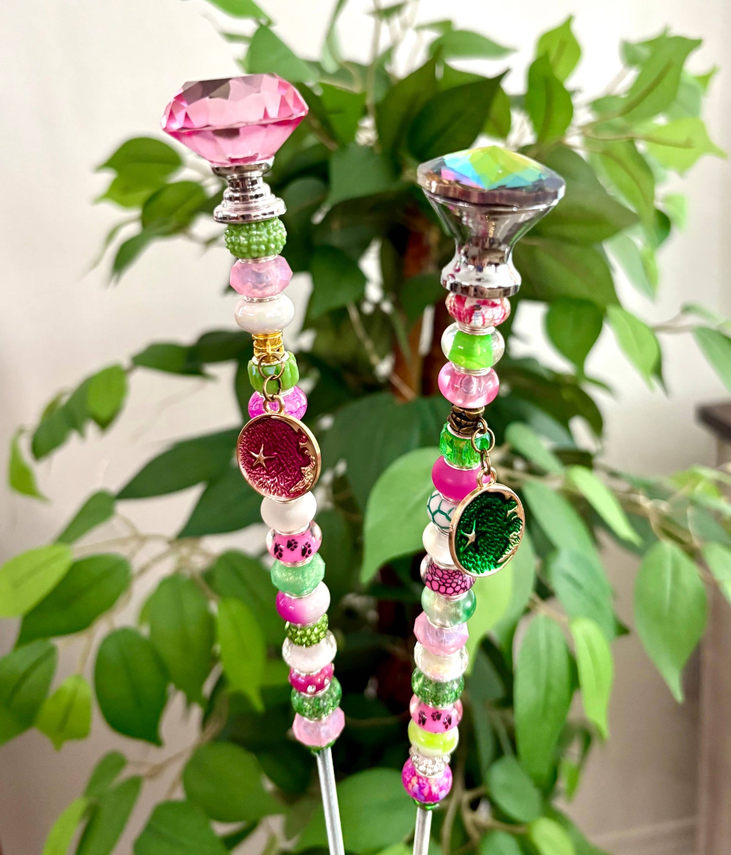 Sea of Bliss Shop - Wicked Fairy Garden Stakes: No Charm / 13”