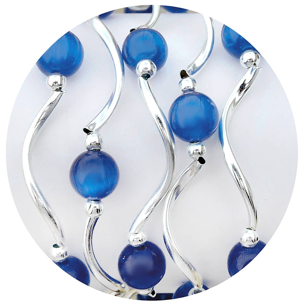 My Fun Colors - Cats Eye Bracelets Select from 12 Color Styles: Misty Rose Cats Eye Bracelet