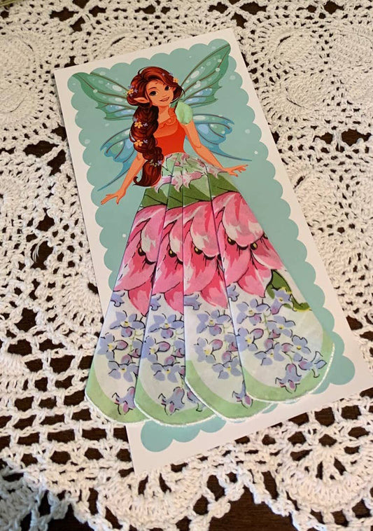 MOMENTS IN THYME - Keepsake Hankie Fairy Cards: Fairy 6