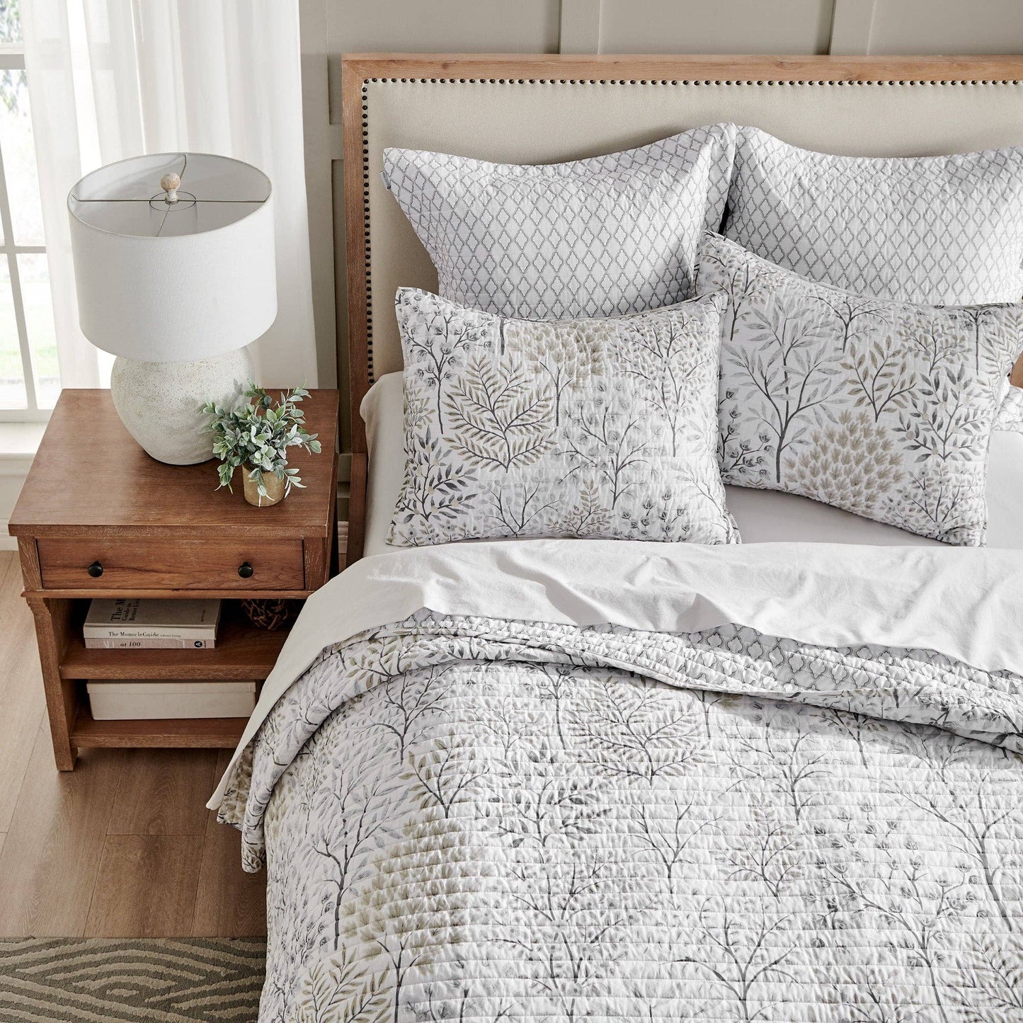 Levtex Home - English Forest Quilt Set: Navy / King/Cal King