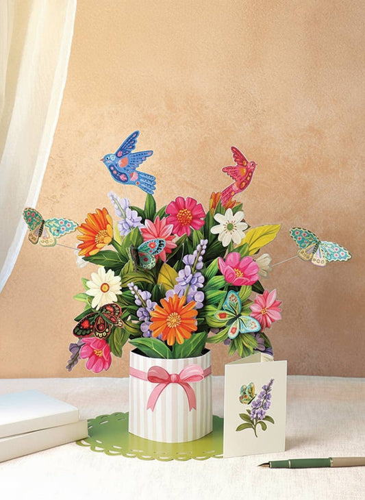 FreshCut Paper LLC - Enchanted Garden (8 Pop-up Greeting Cards)