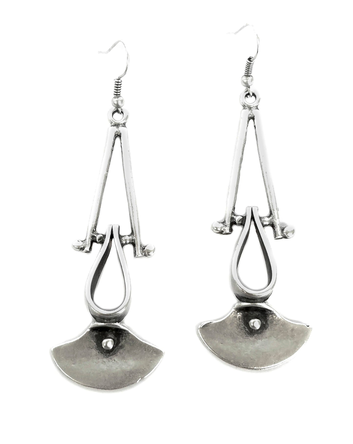 Chanour - Handmade Pewter Earrings - KU119