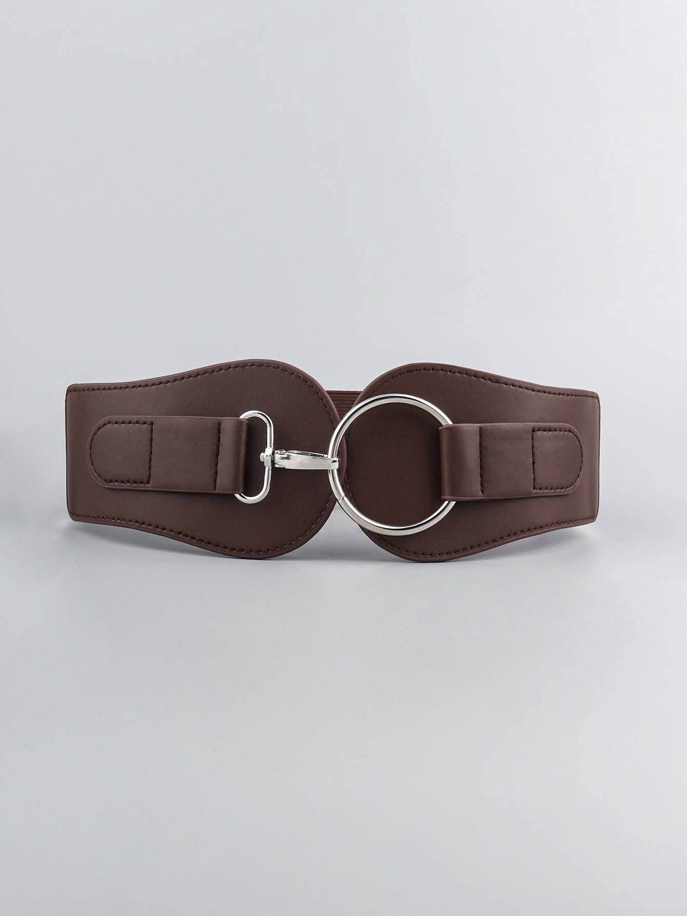 Kustom Kreations Goods - PU Elastic Wide Belt: Black / One Size