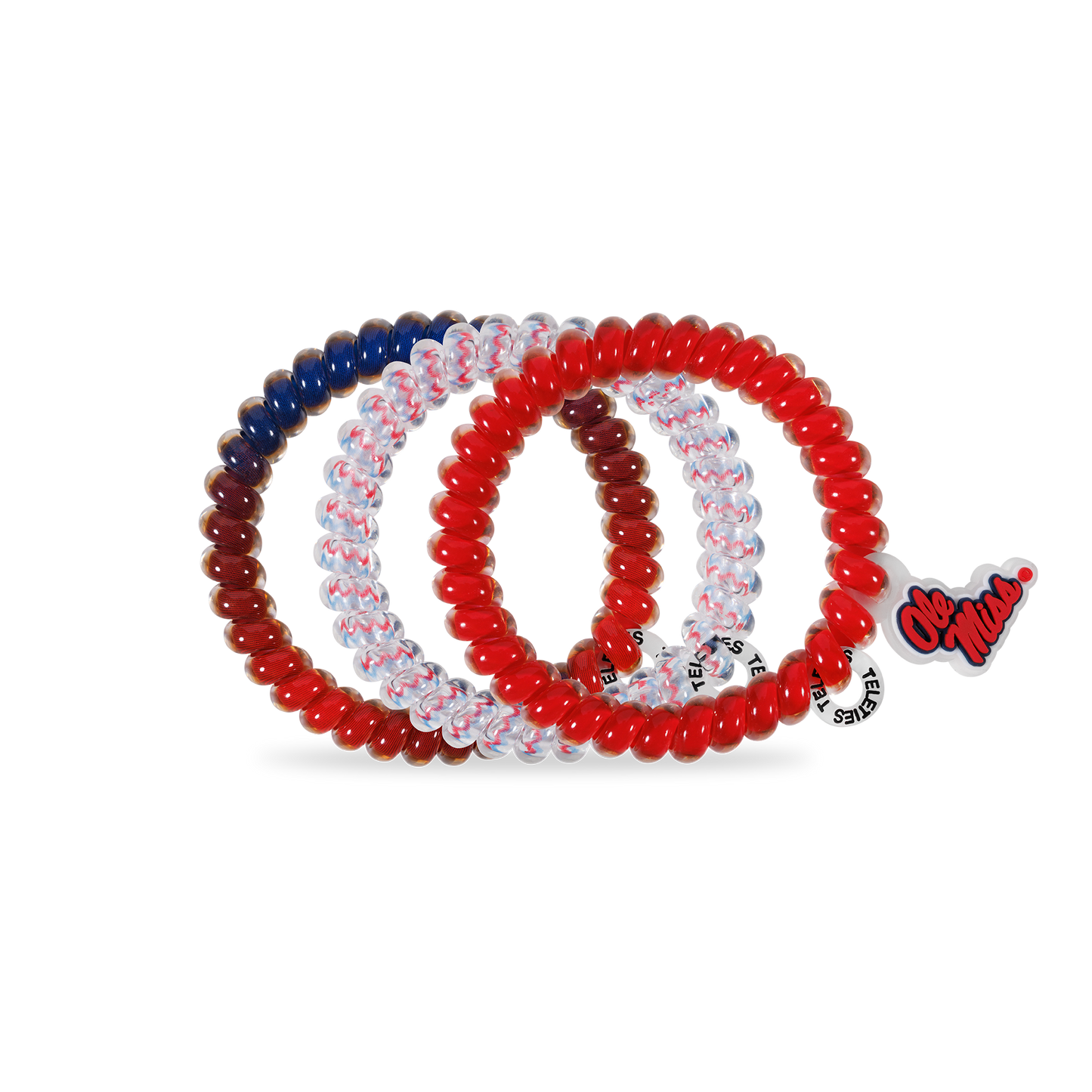 TELETIES - Spiral Hair Coils | Small | Hotty Toddy! Hair Ties