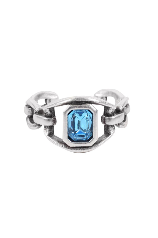 Chanour - Handmade Crystal Brass Ring - 6811