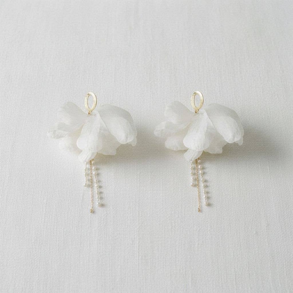 Ellemadera - Elegant Flowing Tassel Drop Earrings