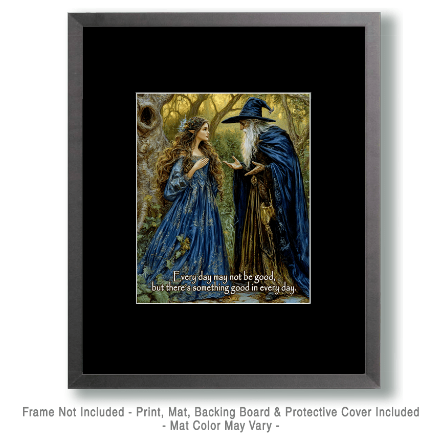 Mowbi - Something Good - Wizard Logic Wall Art Prints – 8″x10″ Artwork for 11″x14″ Frame