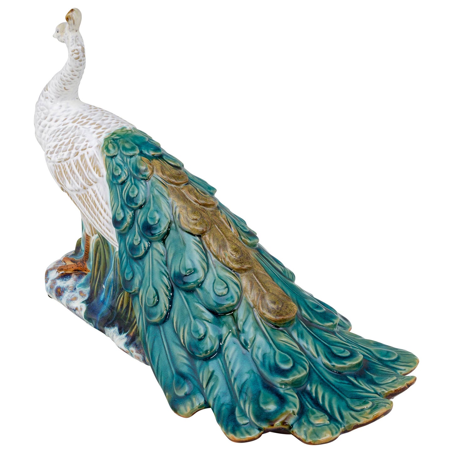 Kavana Decor by The Import Collection - Afshari Peacock Figurine