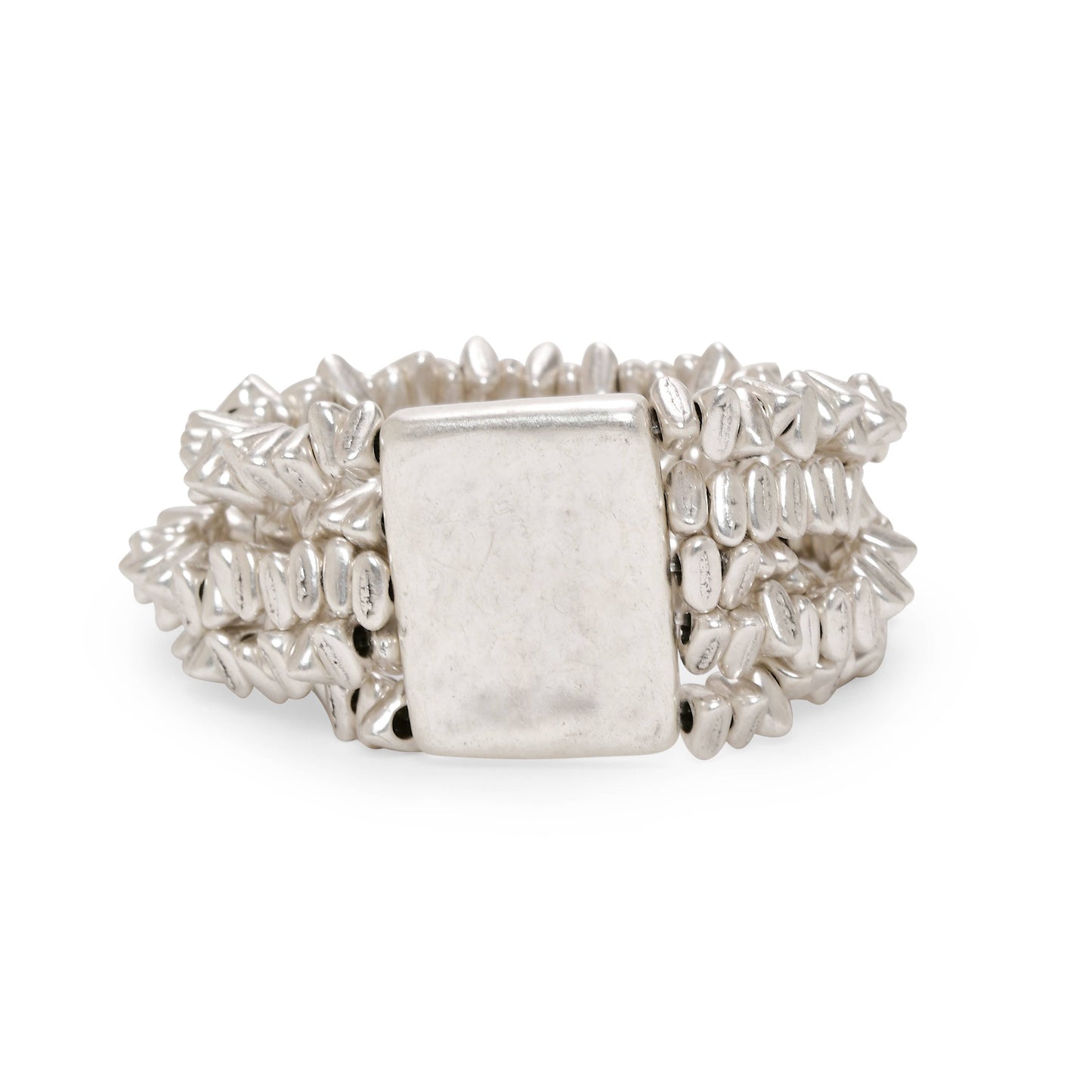 Chanour - Handmade Pewter Bracelet - SLVR2010