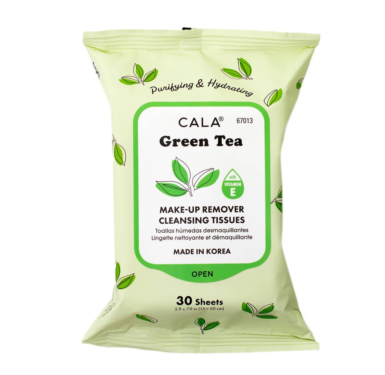 Best Beauty Group - Cala Makeup Remover Wipes Tissue Cleanser: Aloe Vera