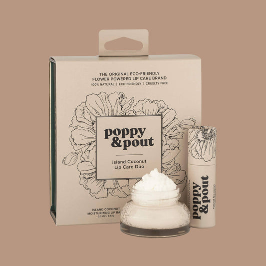 Poppy & Pout - Lip Care Duo, Island Coconut