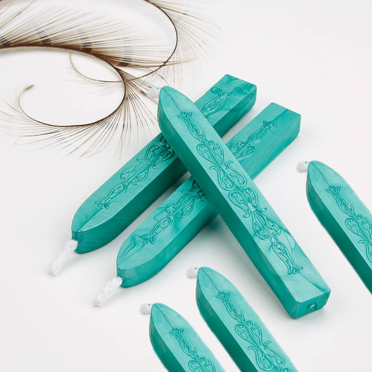 Freund Mayer & Co. - Sealing Wax Sticks with wick by color Bulk- 25+ colors- 12's: Cobalt Blue