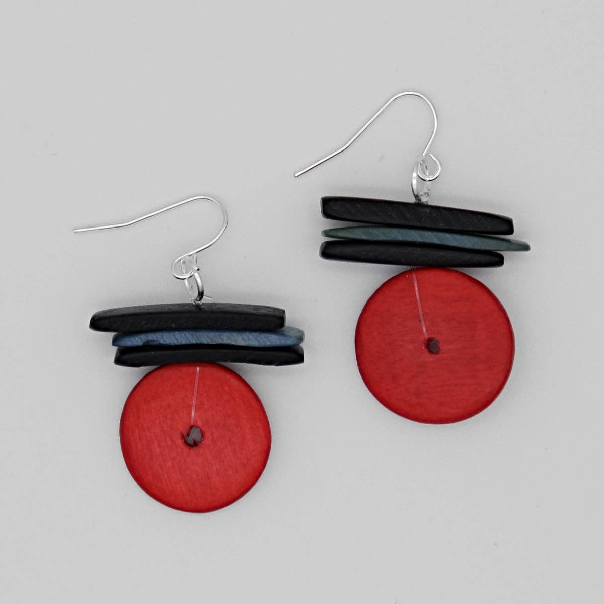 Sylca Designs - Red Elaine Earrings