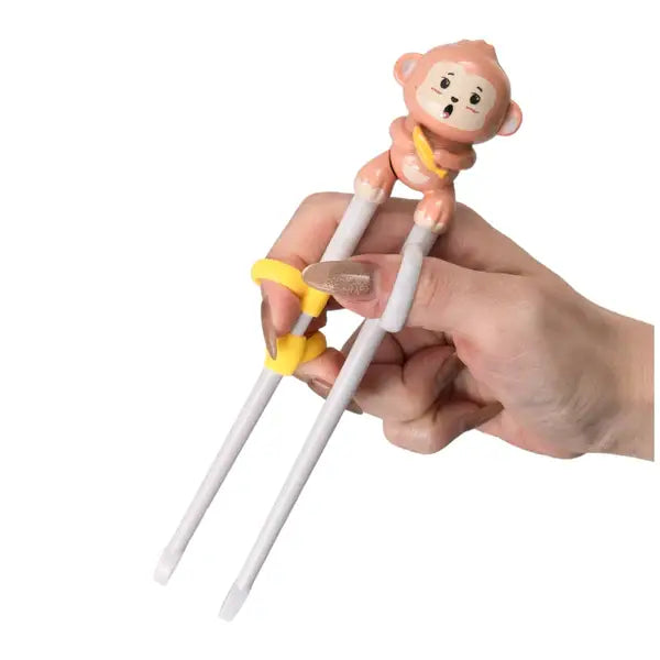 Urban Tokyo - Monkey Training Chopsticks Plastic With Adjustable Silicon