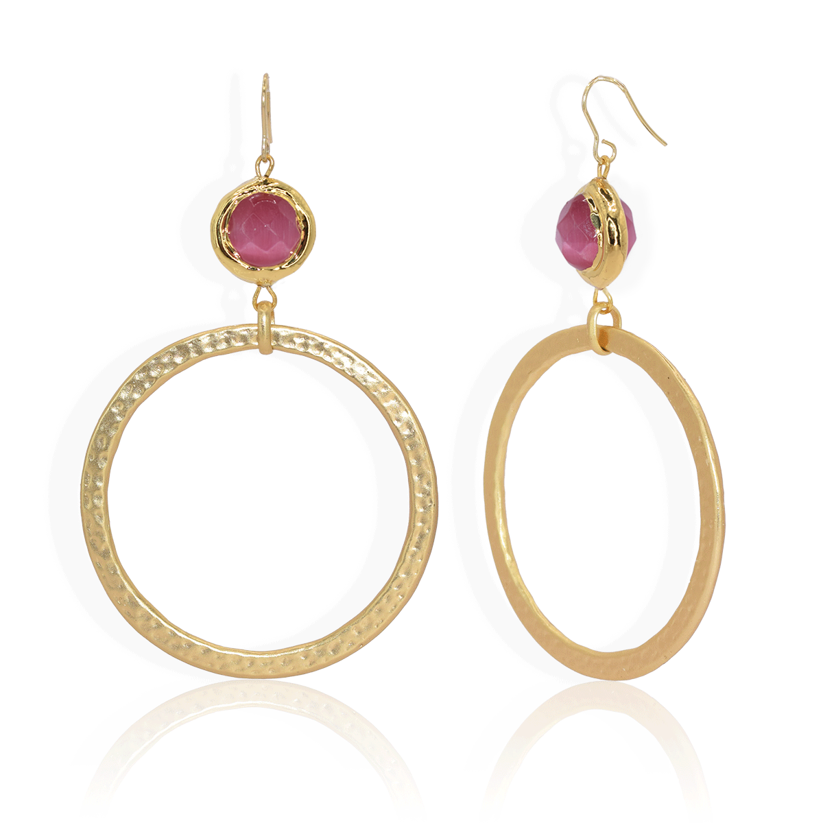 KARINE SULTAN - Colombina Earrings: Aquamarine Blue