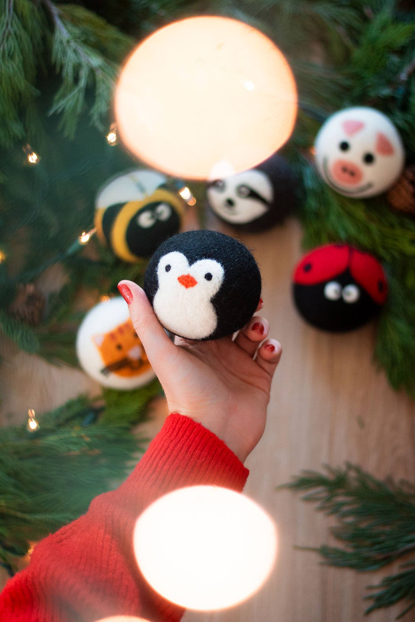 Friendsheep - Critter Camp Eco Wool Dryer Balls - bee, pig, cat, sloth,...: PACKAGE FREE