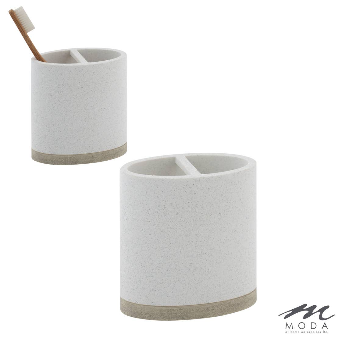 Moda at Home Enterprises, Ltd - Hudson Toothbrush Holder Resin