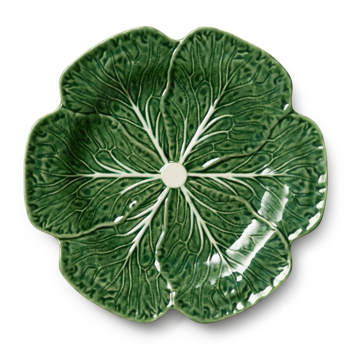 Certified International - Le Jardin Cabbage 3-D Round Platter 13in