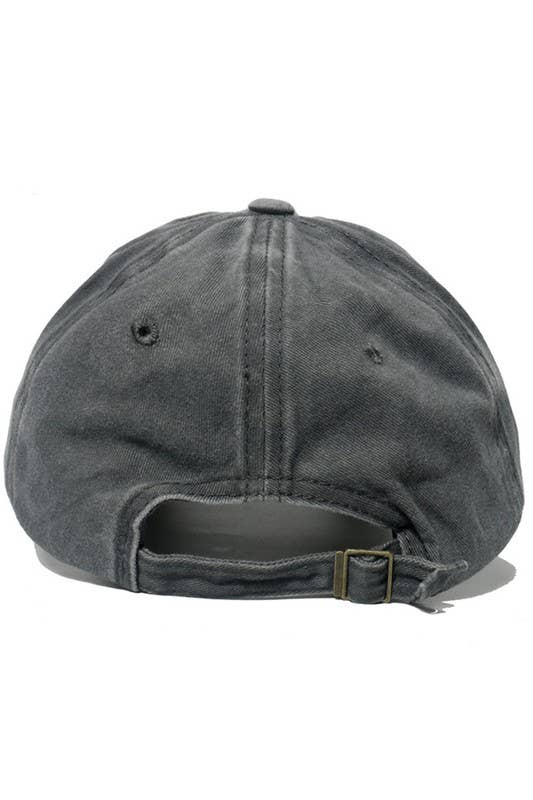 ACCITY - Spring Summer Wash Heart Baseball Cap, Sun Hat CWAH0012: NAVY / (OS) 1