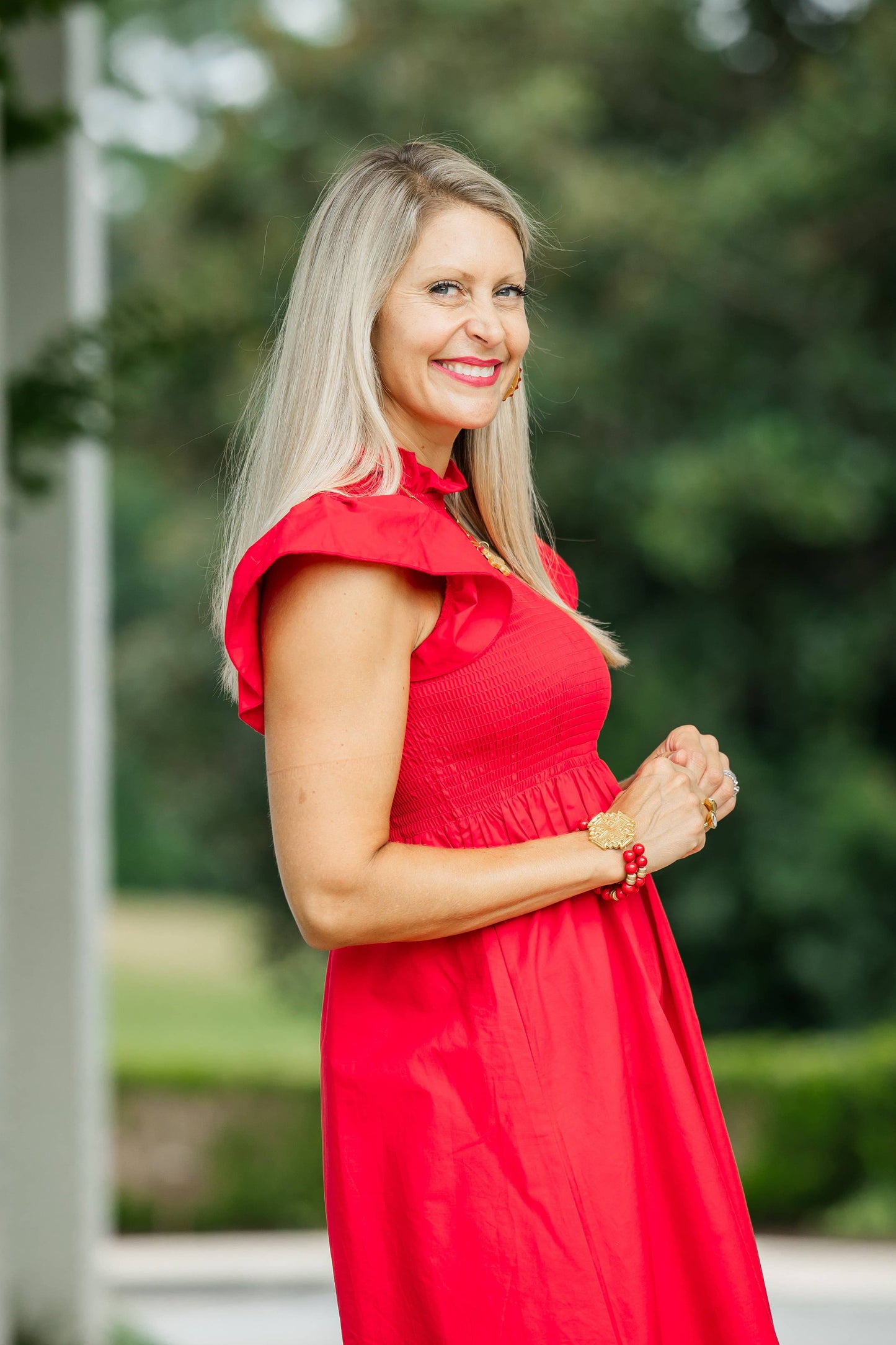 Hidden Truth Jewelry - Red Jade with Jerusalem Bracelet