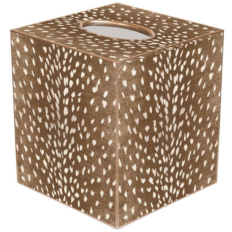 Marye-Kelley - TB9065 Rusty Antelope Tissue Box Cover: Paper Mache