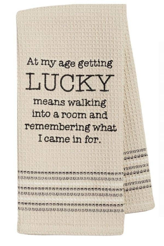 Mona B. - LUCKY WAFFLE-WEAVE DISHTOWEL (Set of 2), MH-134