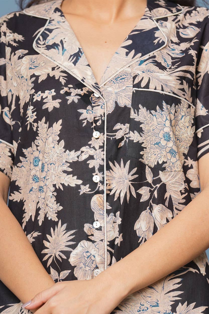 Sevya Handmade - Shanti Pajama Set: L/XL / Red & White