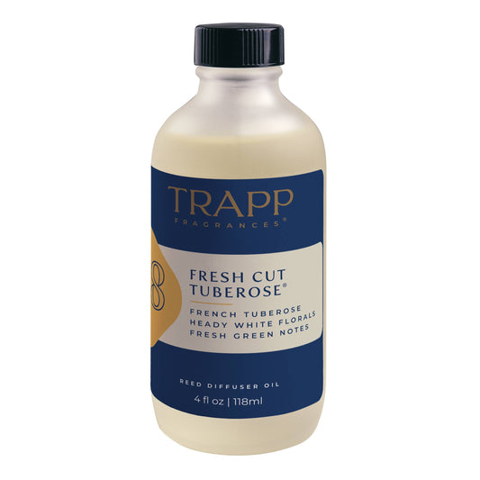 Trapp Fragrances - No. 08 Fresh Cut Tuberose 4 oz. Reed Diffuser Refill