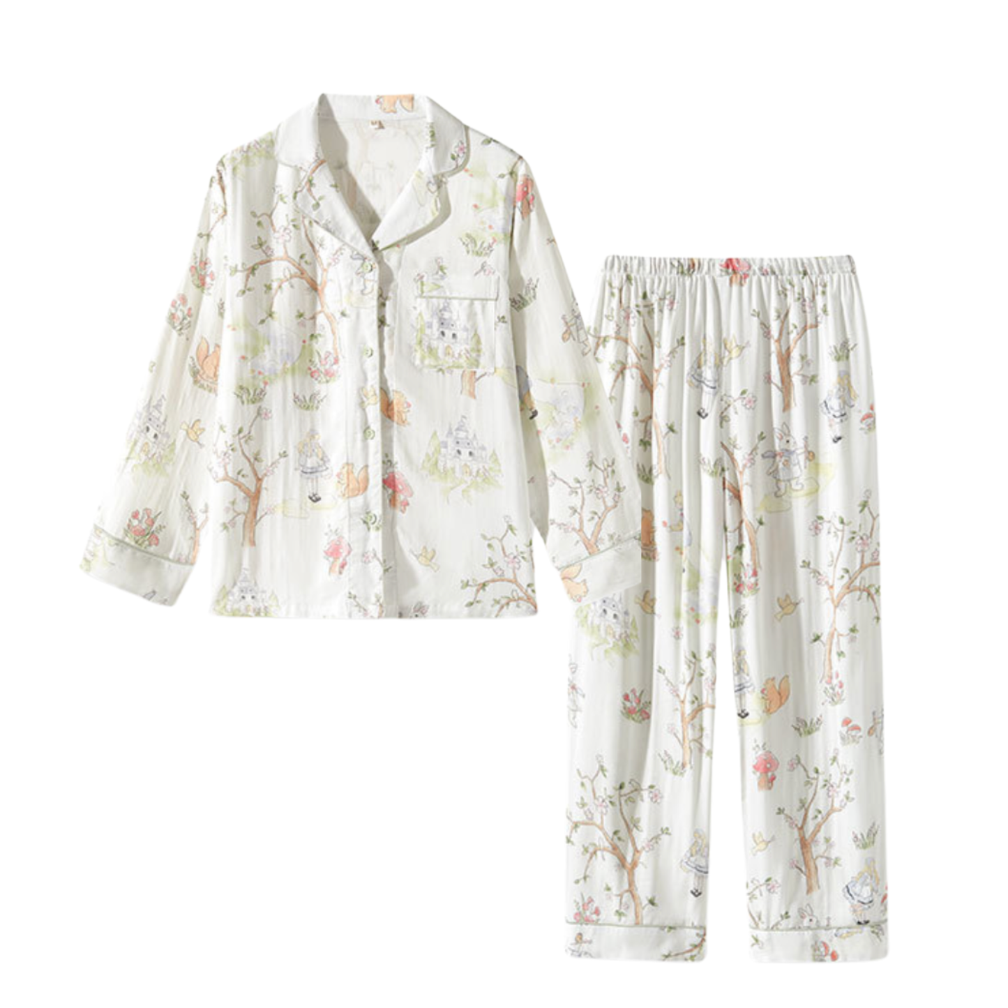 DrifWoo - Spring Breeze Pajama Set – Soft, Breathable & Relaxed Fit: L