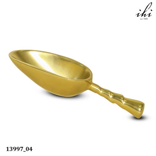 India Handicrafts Inc - Gold Small Ice Scoop