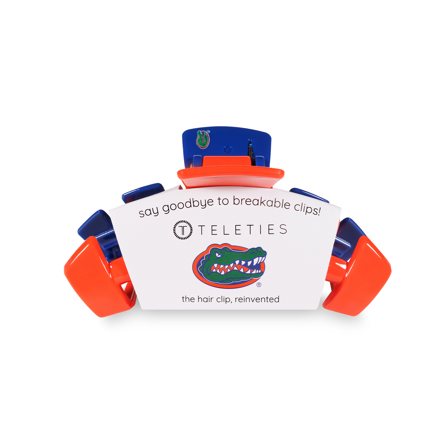 TELETIES - Classic College Hair Clip | Medium | Univ. of Florida