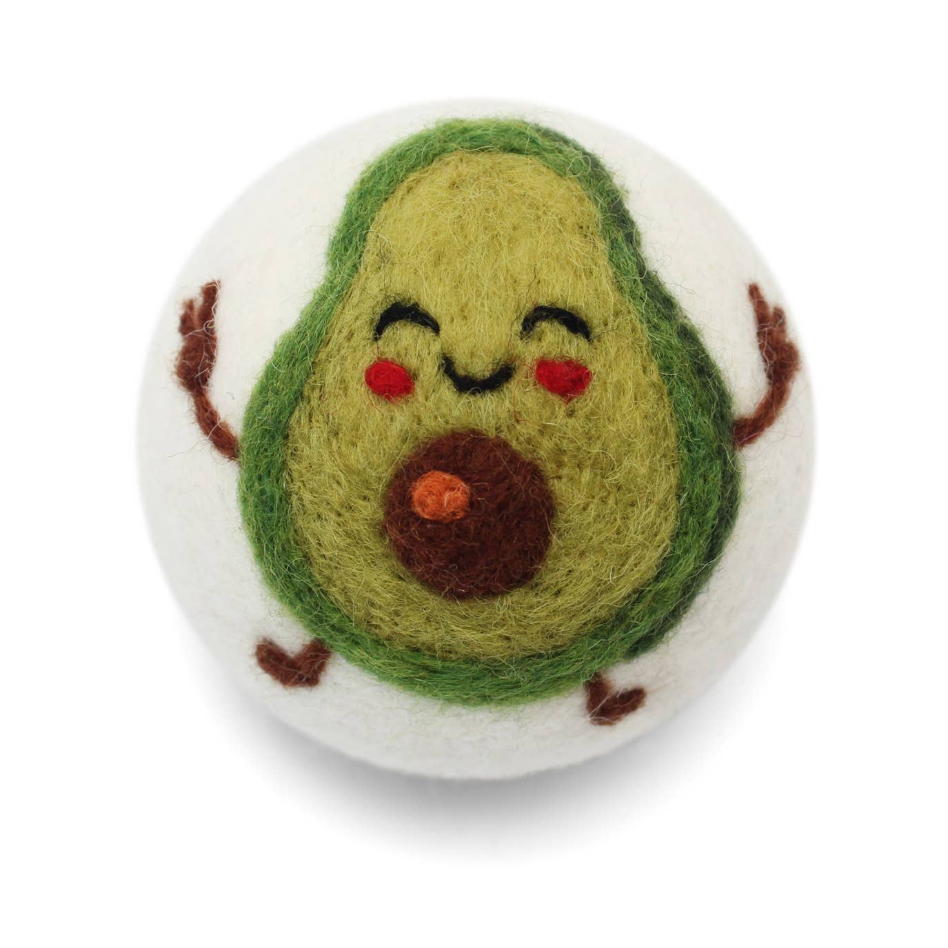 Ethical Global - Avocado Cactus Flamingo Hedgehog Taco Eco Wool Dryer Balls : Cactus