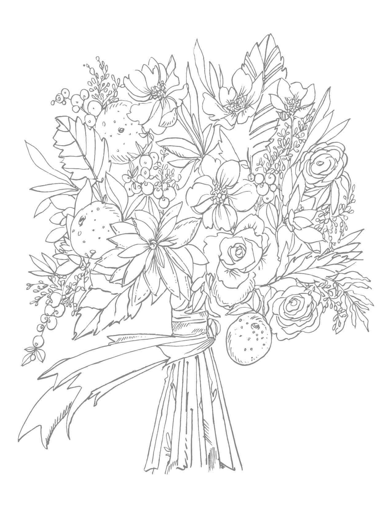 Schiffer Publishing - Kristy's Fall Cutting Garden: A Watercoloring Book