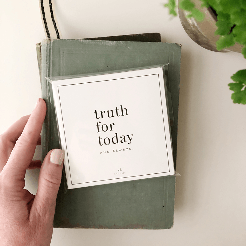 emily lex studio - Truth for today cards